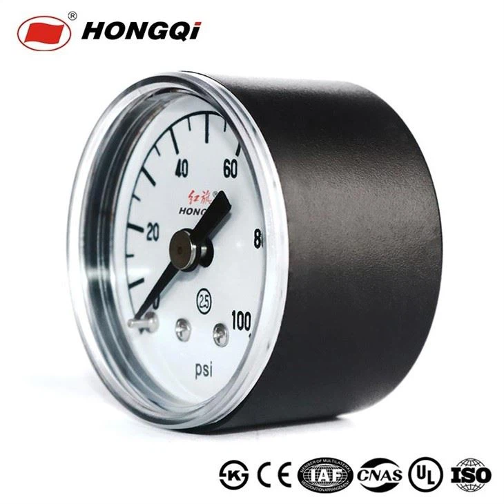Bottom or Center Back Mount pressure gauge