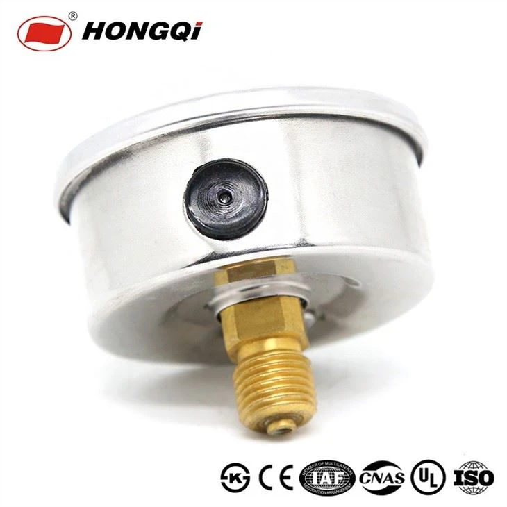 Shockproof Axil Liquid Filled / Oil Pressure Gauge